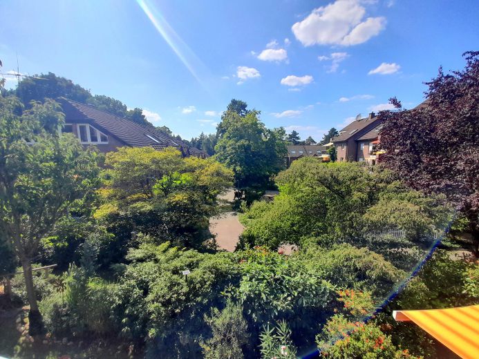 Balkon-Ausblick ins Grüne