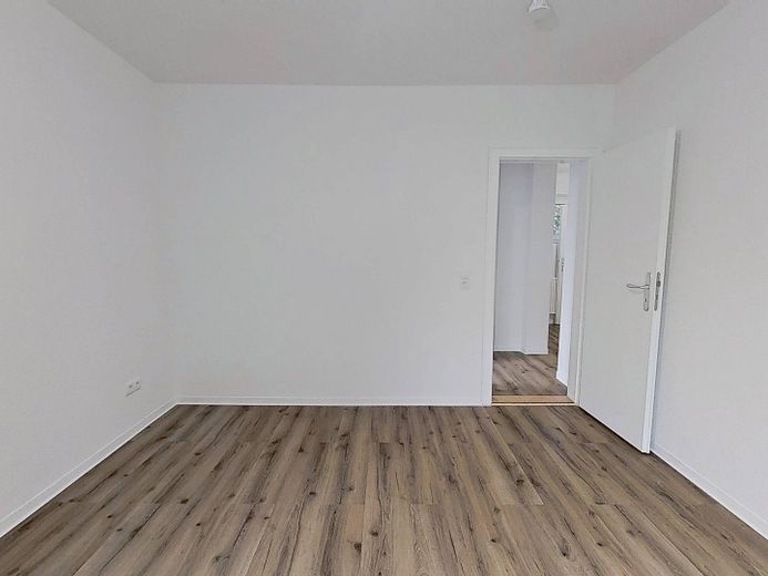 Moderne 2-Zimmer-Wohnung mit BALKON und einer durchdachten Raumaufteilung – Ansicht II: Schlafzimmer