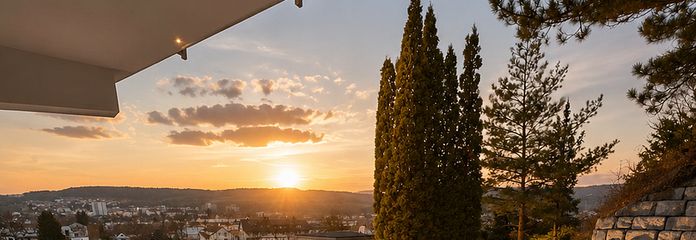 Großzügige 2-Zimmer-Wohnung mit großer Terrasse und Weitblick