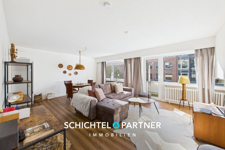 Bahnhofsvorstadt | Rentables Wohn- und Geschäftshaus mit 54 Einheiten – S&amp;P | Wohnzimmer