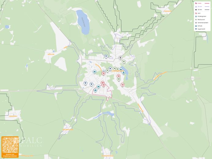 ***Attraktive Gewerbeeinheit mit flexibler Nutzung in Gadebusch*** – Lageplan