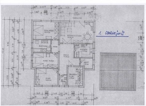 Attraktive Eigentumswohnung - BEZAHLBAR! - VON PRIVAT! - ca. eine Autostunde bis FRANKFURT AM MAIN – Grundriss - 1. Obergeschoss - 45,5 KB (2)