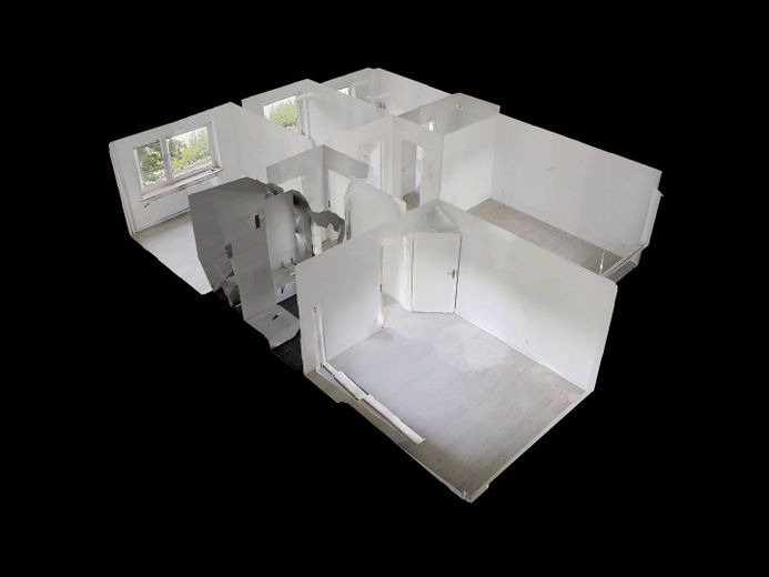 Entspannt ins Jahresende -Kaltmietfrei in den Herbst starten: Helle 4-Zimmer-Wohnung mit BALKON – 3D-Ansicht Grundriss