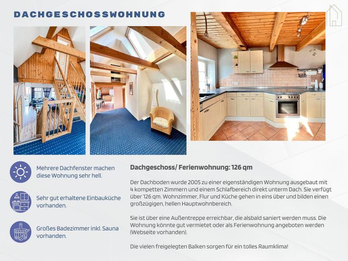 Fachwerkhaus im Wendland – Dachgeschoss Eckdaten