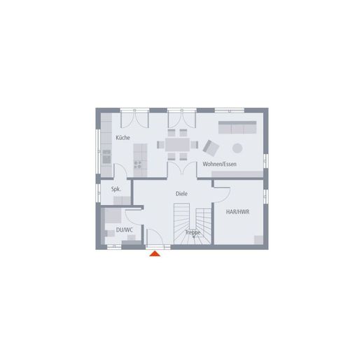 EIN DESIGNHAUS, SO VIELSEITIG WIE DU SELBST – Grundriss Erdgeschoss