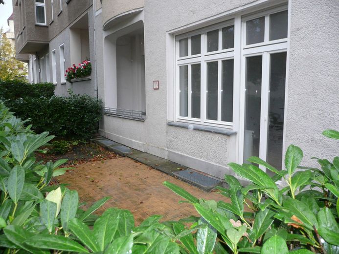 Sfeervol 2-kamerappartement in een oud gebouw met privétuin & terras in Berlijn-Pankow – Terrasse