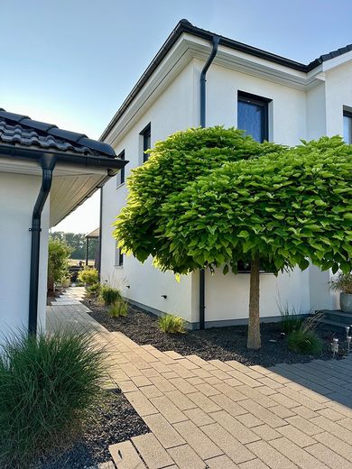 Ohne Makler - Modernes Traumhaus von 2017 mit PV-Anlage, Doppelgarage, Kamin, Klimaanlage & E-Auto-Ladestationen – Foto 3