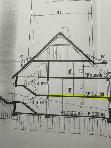 Schnitt Wohnung Nummer 8