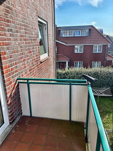 Wangerooge: mieszkanie wakacyjne z 2 balkonami – 100 m od plaży – bez prowizji – Balkon