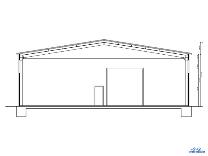 Große Halle Schnitt