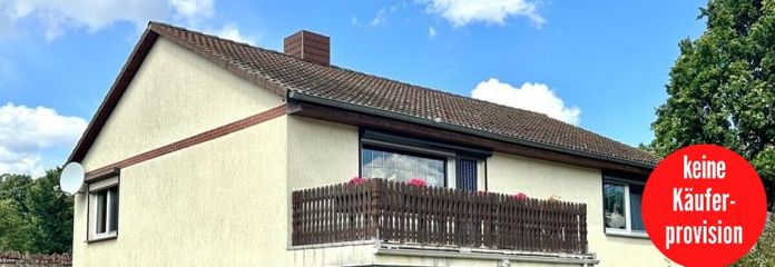 HORN IMMOBILIEN ++ gemütliches Zuhause mit Doppelcarport in Galenbeck bei Friedland