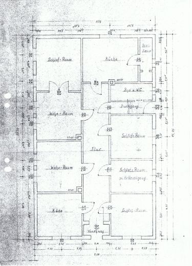 Grundriss Hauptgebäude