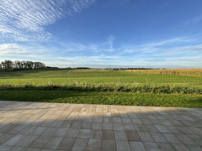 Aussicht ins Grüne! Lichtdurchflutetes Massivhaus in Bihlafingen, provisionsfrei – Terrasse, Nord-Aussicht