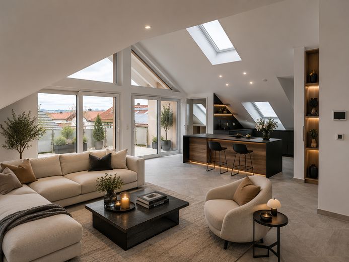 Ein Zuhause, das Maßstäbe setzt – Exklusives Penthouse mit hochwertiger Designausstattung – Foto 1