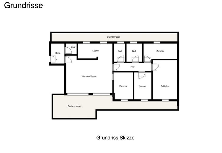 Grundriss Skizze