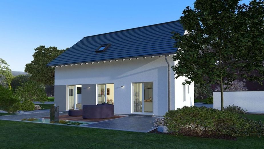 KLASSISCHER GRUNDRISS - GROSSZÜGIGES HAUS – Ansicht Garten