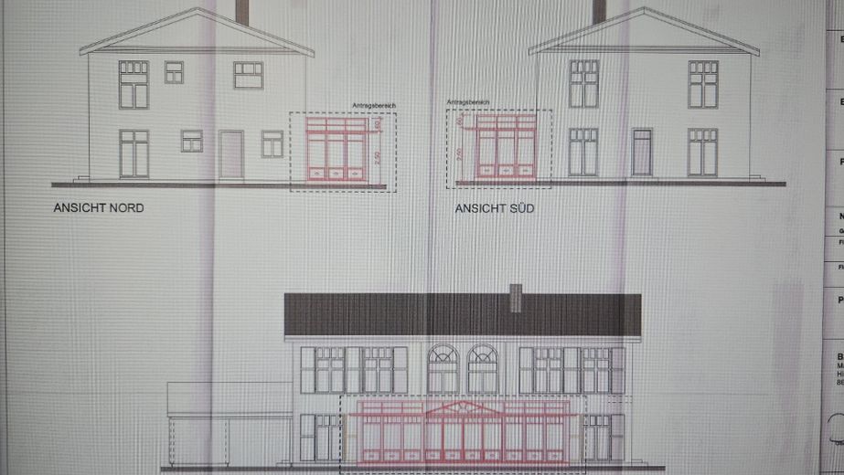 Wintergarten, genehmigt