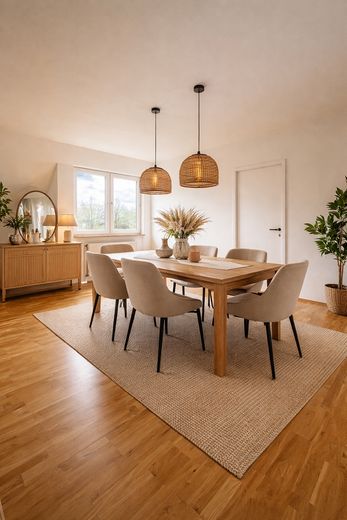 Helle, renovierte 4-Zimmerwohnung mit großer Dachterrasse und außergewöhnlichem Raumangebot – Esszimmer