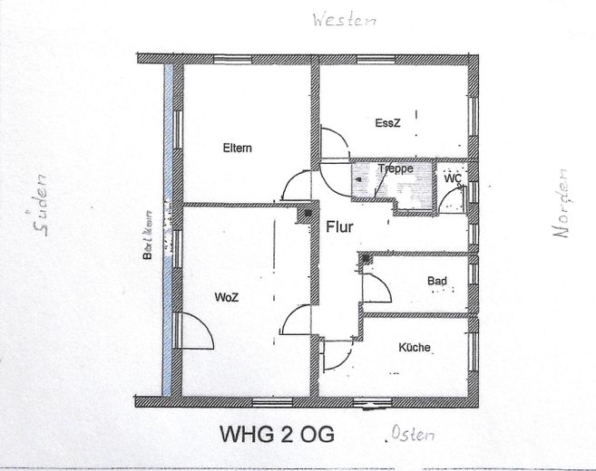 Grundriss Obergeschoß