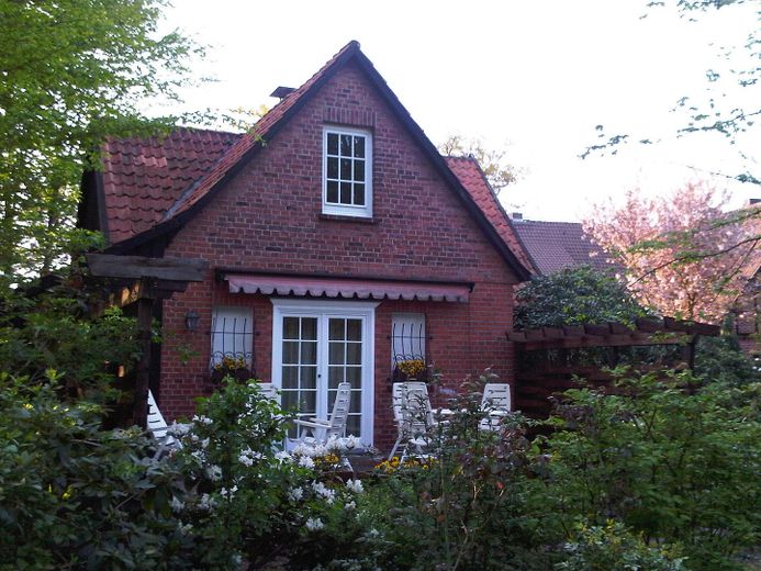 Landhaus auf dem Strampenhof im Zentrum von Bad Bevensen – Terrasse Südseite