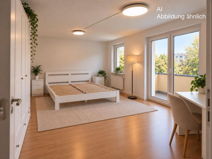 Pokój w mieszkaniu współdzielonym w odnowionym mieszkaniu dla 3 osób – Hans-Beimler-Straße, Greifswald – Zimmer 3 mit Balkon - 28 qm
