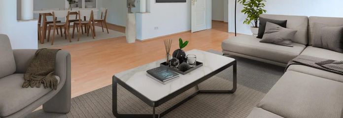 PROVISIONSFREI (Privatverkauf): Große 4-Zimmer-Wohnung in historischen Villa am Naturschutzgebiet
