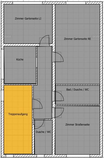 EG: Erdgeschoß Grundriss