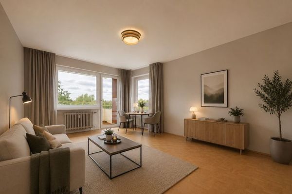Charming apartment with a stunning view of the Baltic Sea, balcony and sauna