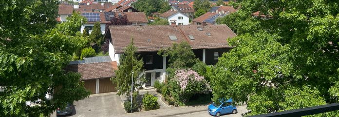 Ausblick vom Balkon
