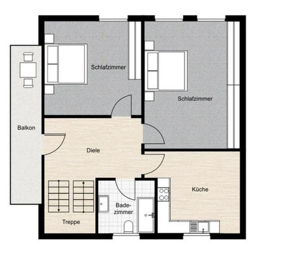 Exklusive Maisonettewohnung im Buchrainviertel – 1. OG