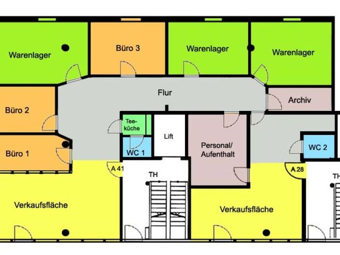 ¡Perfecto local comercial con una superficie de venta luminosa y espaciosa y dependencias auxiliares! – Foto 1