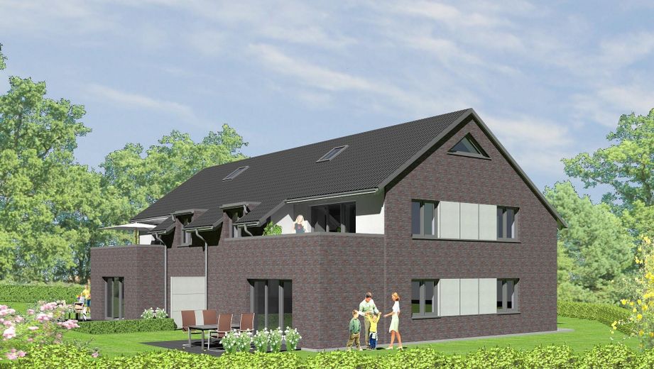 Moderne 3-Raum-Maisonette-Wohnung mit Dachterasse in Seevetal direkt vom Eigentümer – Außenansicht