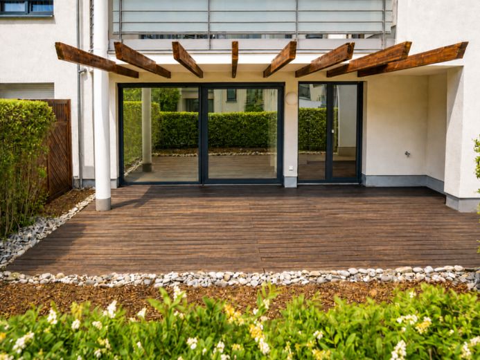 Moderne 3,5 Zi-Erdgeschosswohnung mit Südterrasse & Gartenanteil in gefragter Wohnlage, Echterdingen – Foto 1