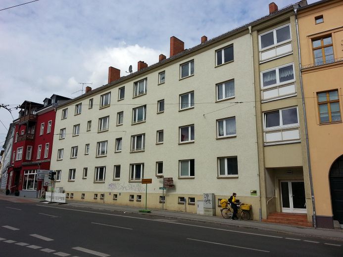 Appartamento arredato - Ideale per studenti della HNE Eberswalde – Fassade Straßenseite