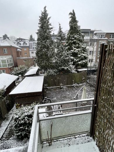 Hinterhof Fahrradstellplatz