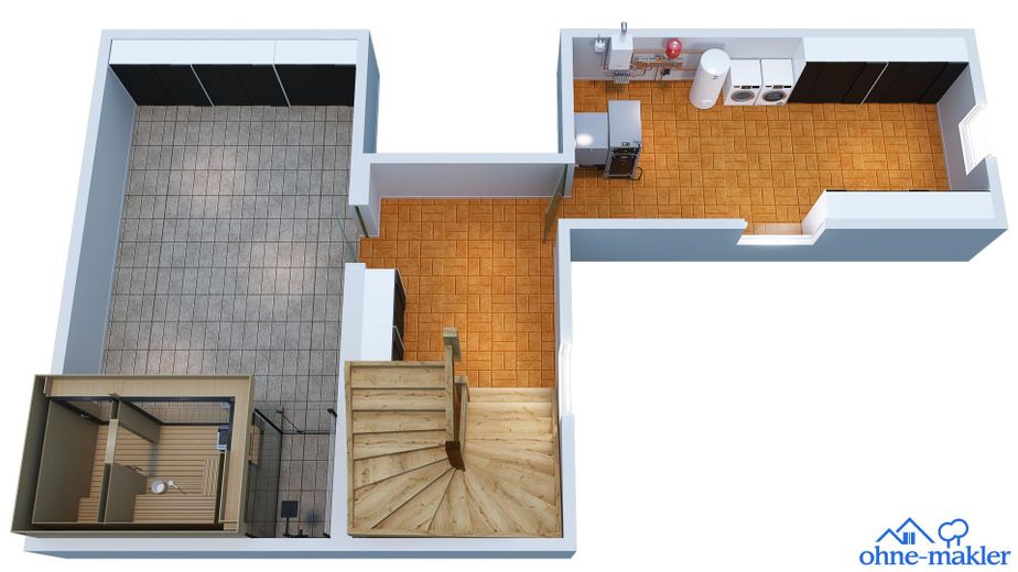 Casa unifamiliar versátil con galería, sauna y apartamento independiente – Kellergeschoss