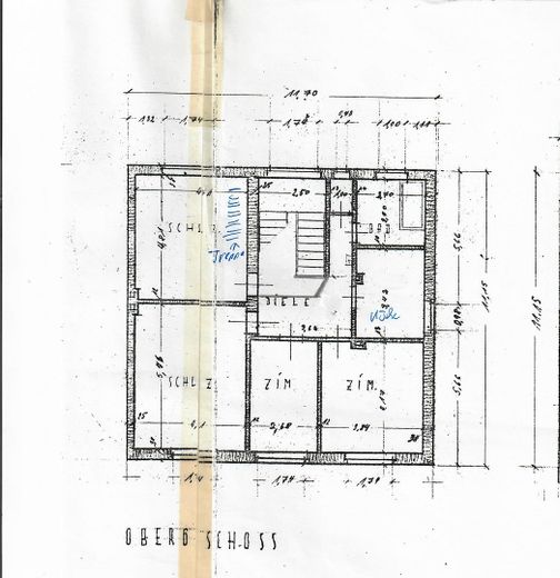 Wohnen und Arbeiten: Stilvolles Mehrfamilien- und Geschäftshaus mit großem Garten. – 1. OG