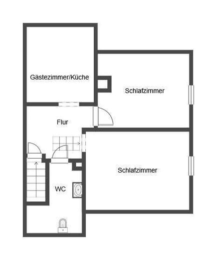 Viel Platz, viele Zimmer, wenig Geld - DHH in Gräfenhausen – Dachgeschoss