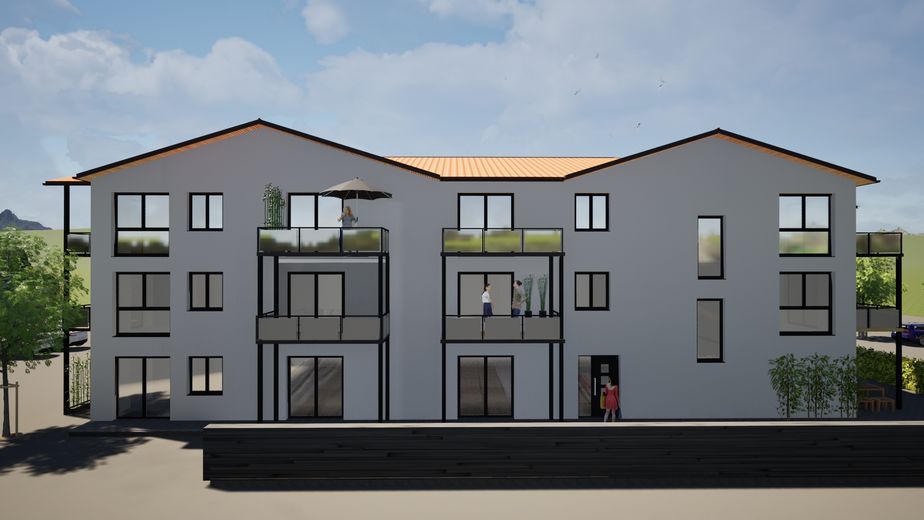 Nachhaltiges Neubau-Appartement – attraktives Wohnen oder Investment *5% Degressive AfA* – Außenansicht
