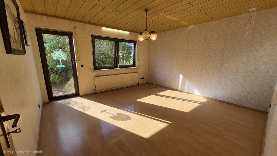 Großes Haus mit 2 spiegelgleichen Einheiten im EG mit Keller, Ausbaufähigen OG und großen Garten – EG Zimmer