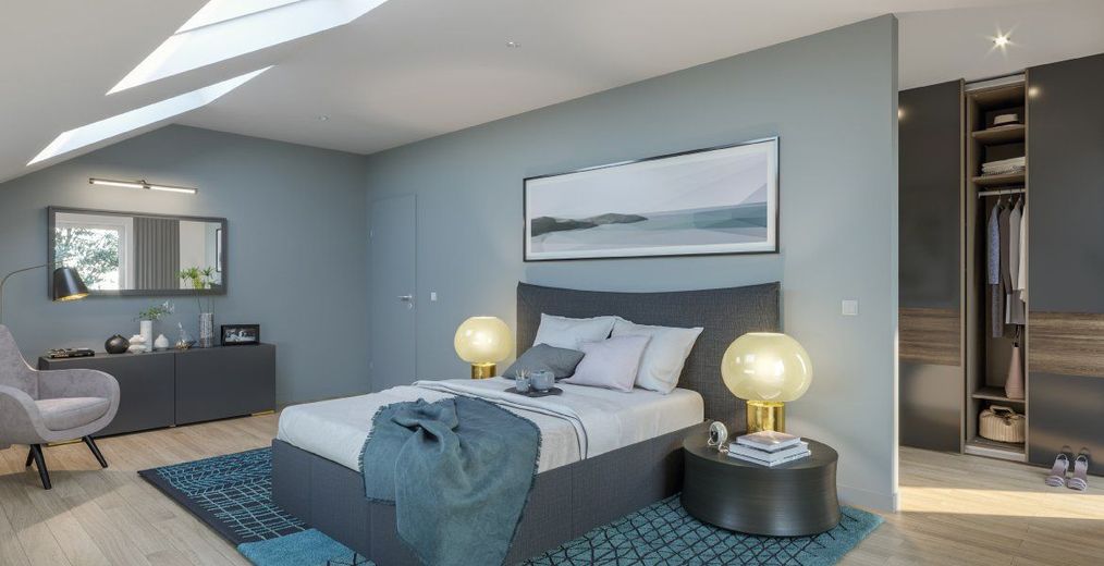 Architektonische Brillanz: Entdecken Sie das ideale Zuhause für Anspruchsvolle – Schlafzimmer