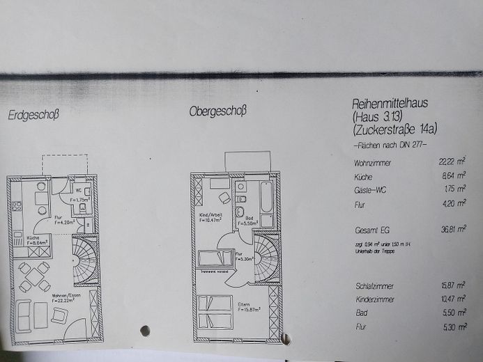 Charmantes Reihenmittelhaus in Top-Lage in Rethen bei Hannover – Grundriss1