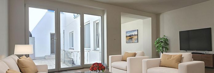 Möbeliertes Wohnzimmer