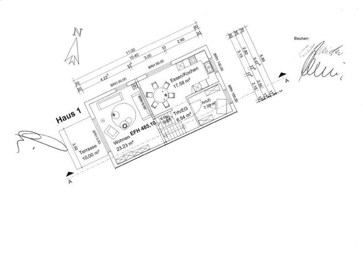 Küche / Wohnzimmer