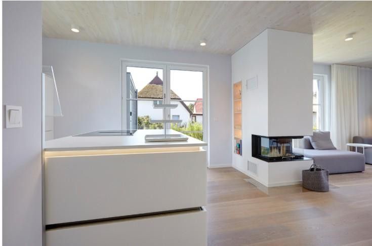 Mehr am Meer: Ferienhaus LUV – Küche & Kamin