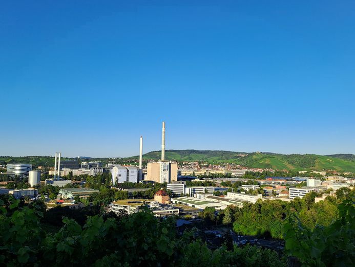 Aussicht aus der Haustüre