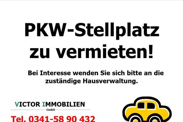 ** Pkw-Außenstellplatz in Gohlis-Süd zu vermieten **