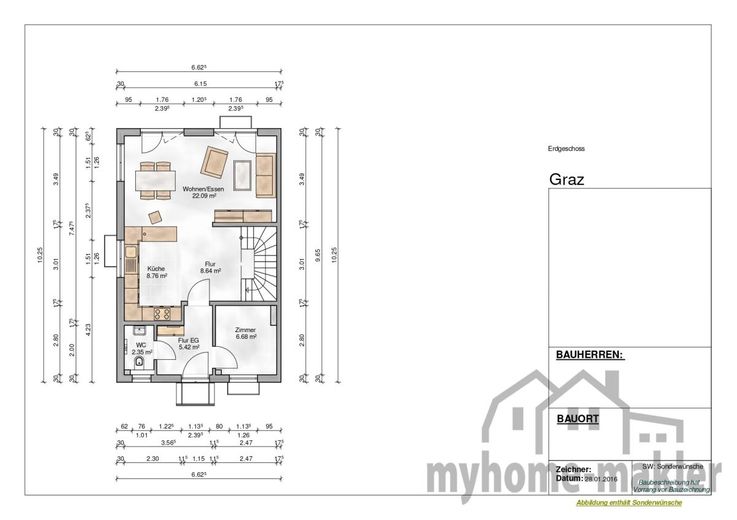 Röttenbach am Waldrand Kaufen statt Miete sparen und XXL Doppelshaus mit Wohnkeller – DHH Graz Pläne kpl. m2_merged_page-0006