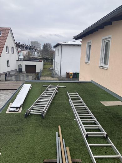 Über der Garage ist begehbar 