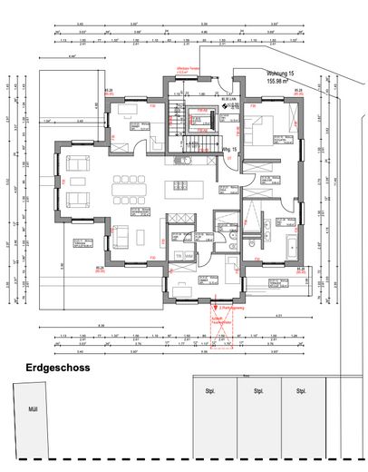 Exklusive Erdgeschosswohnung mit Privatgarten – zentrumsnah und provisionsfrei – Grundriss
